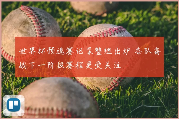 世界杯预选赛记录整理出炉 各队备战下一阶段赛程更受关注